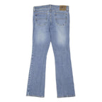 POLO RALPH LAUREN Womens Regular Light Blue Denim Jeans W32 L31 Classic Button