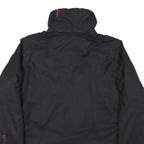SALOMON Womens Black Outdoor Jacket L Polyester Blend Zip Plain Sport