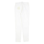 CHARLES VOGELE Womens Jeans White Slim Skinny Denim W26 L30 Zip Cotton Blend