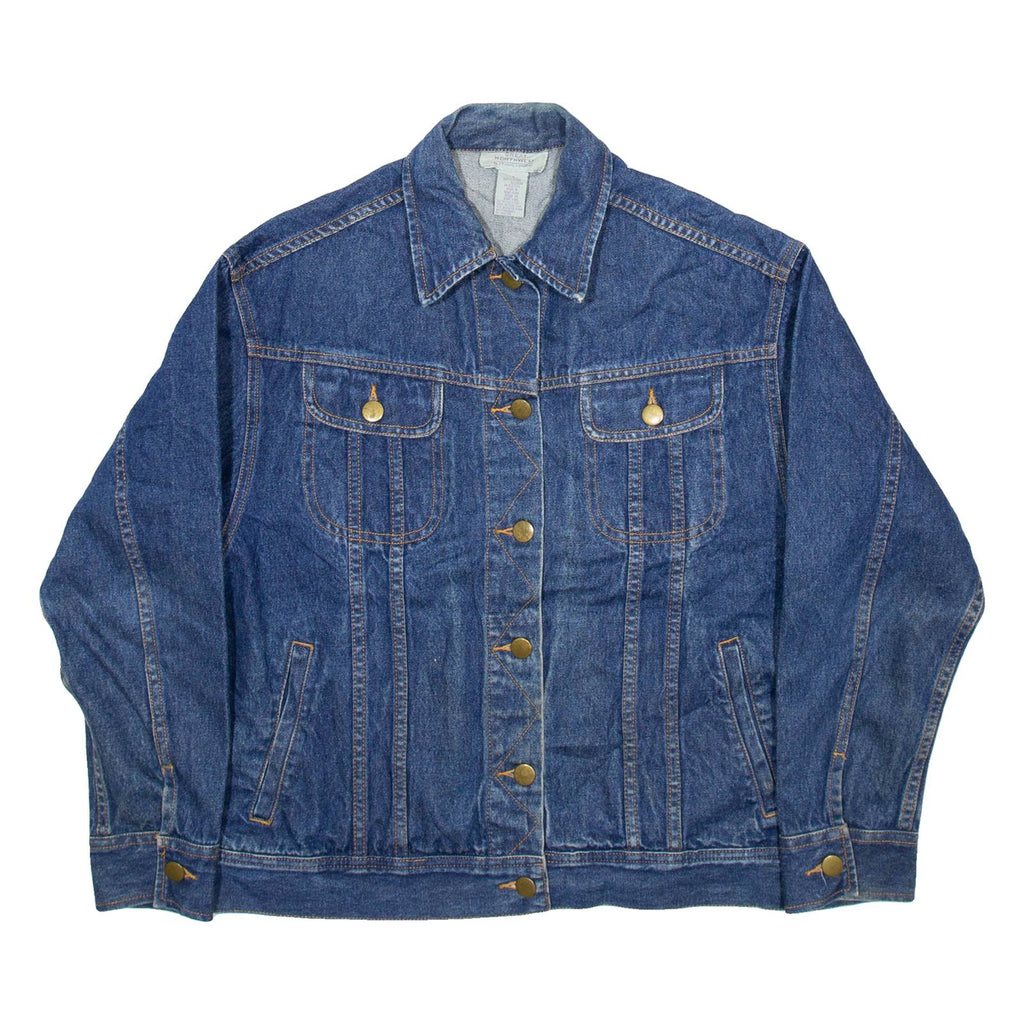 GREAT NORTHWEST Womens Denim Jacket Blue S