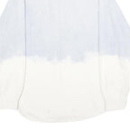 UNION BAY Mens Blue & White Cotton Denim Shirt L Casual Button Pocket