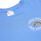 HANES Womens Blue Redding Womens Rodeo Association Crew Neck L Sweatshirt Casual