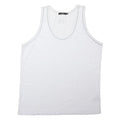 UNDER ARMOUR Mens White Sleeveless Vest 3XL Cotton Blend Sport Casual Fit