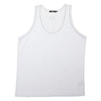 UNDER ARMOUR Mens White Sleeveless Vest 3XL Cotton Blend Sport Casual Fit