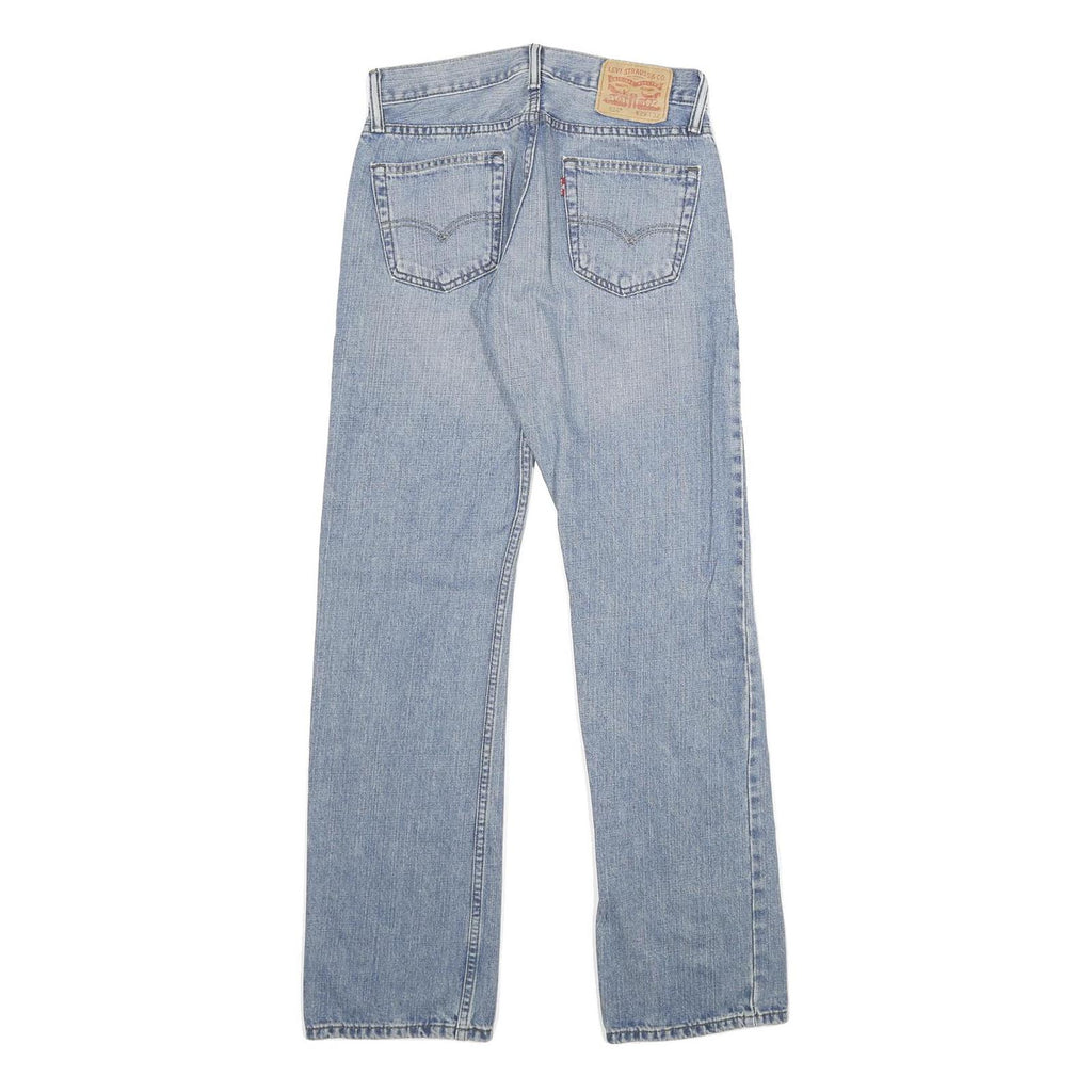 LEVI'S 514 Classic Mens Jeans Blue Classic Straight Denim Light W29 L32