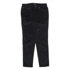 GUESS Womens Cotton Blend Black Slim Skinny Trousers W32 L32 Stylish Comfort