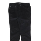 GUESS Womens Cotton Blend Black Slim Skinny Trousers W32 L32 Stylish Comfort