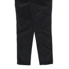 GUESS Womens Cotton Blend Black Slim Skinny Trousers W32 L32 Stylish Comfort