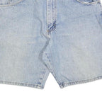 WRANGLER Mens Shorts Blue Denim Casual S W30 Cotton Blend Summer Relaxed Fit