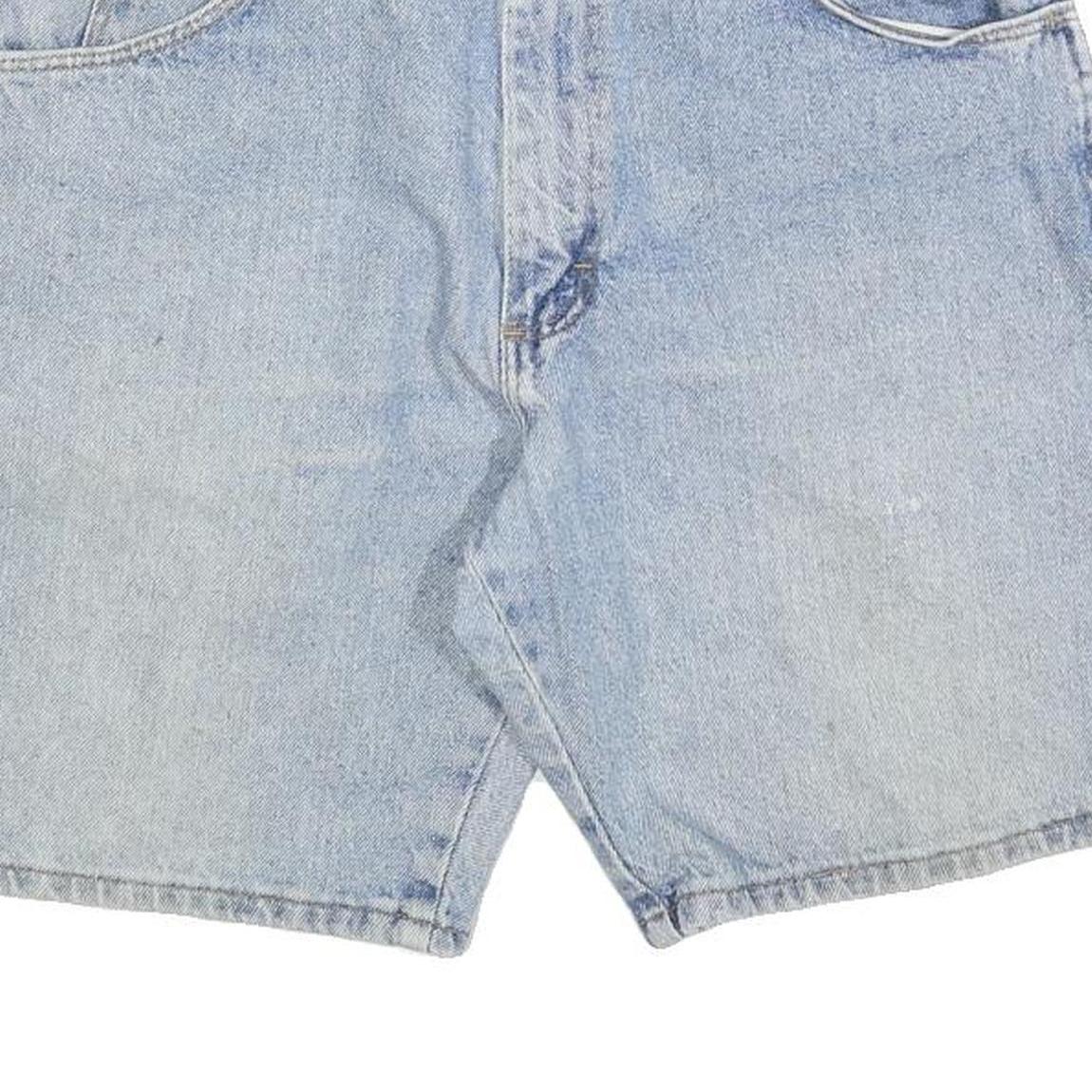 WRANGLER Mens Shorts Blue Denim Casual S W30 Cotton Blend Summer Relaxed Fit