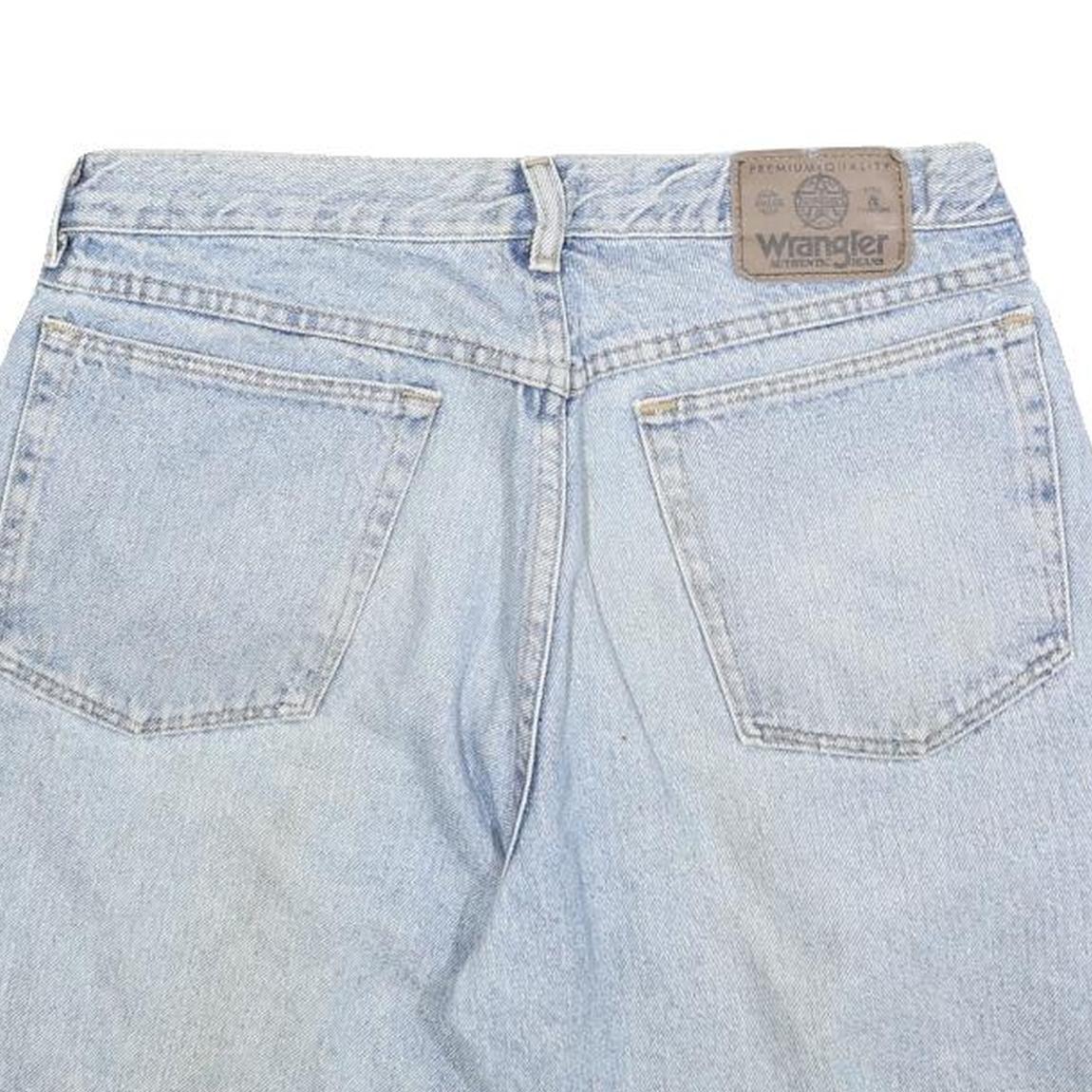 WRANGLER Mens Shorts Blue Denim Casual S W30 Cotton Blend Summer Relaxed Fit