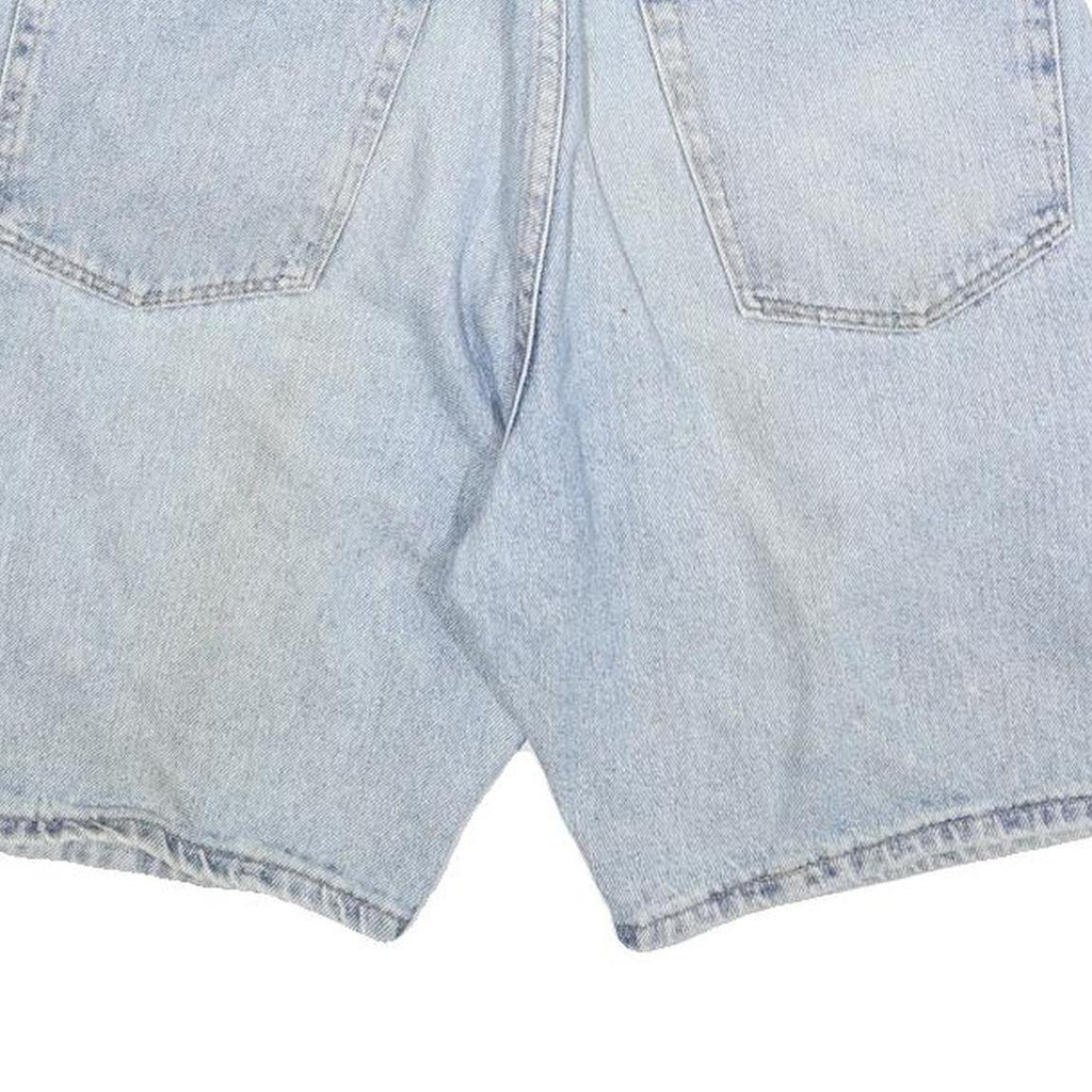 WRANGLER Mens Shorts Blue Denim Casual S W30 Cotton Blend Summer Relaxed Fit