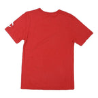NIKE Mens Red Reds Baseball Graphic T-Shirt S Short Sleeve Crew Neck