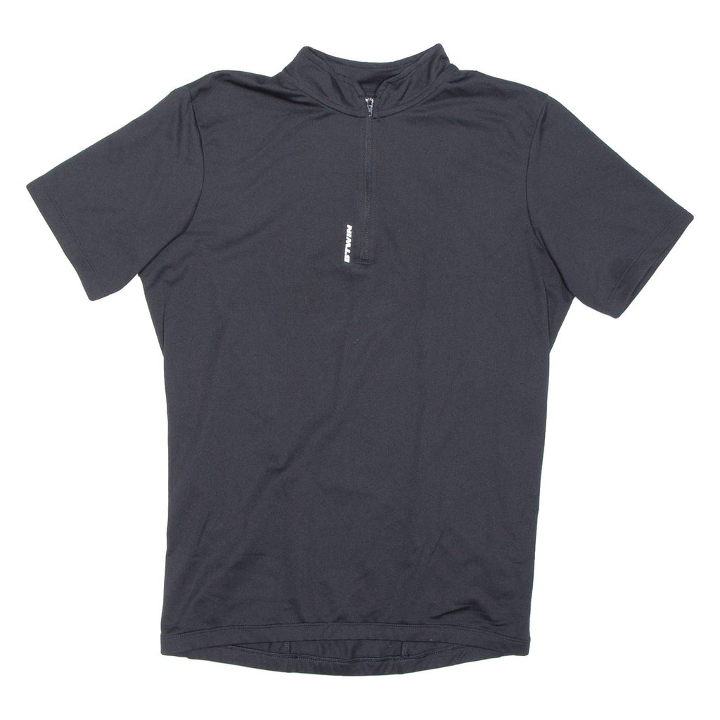 Cycling Mens Jersey Black 1/2 Zip M