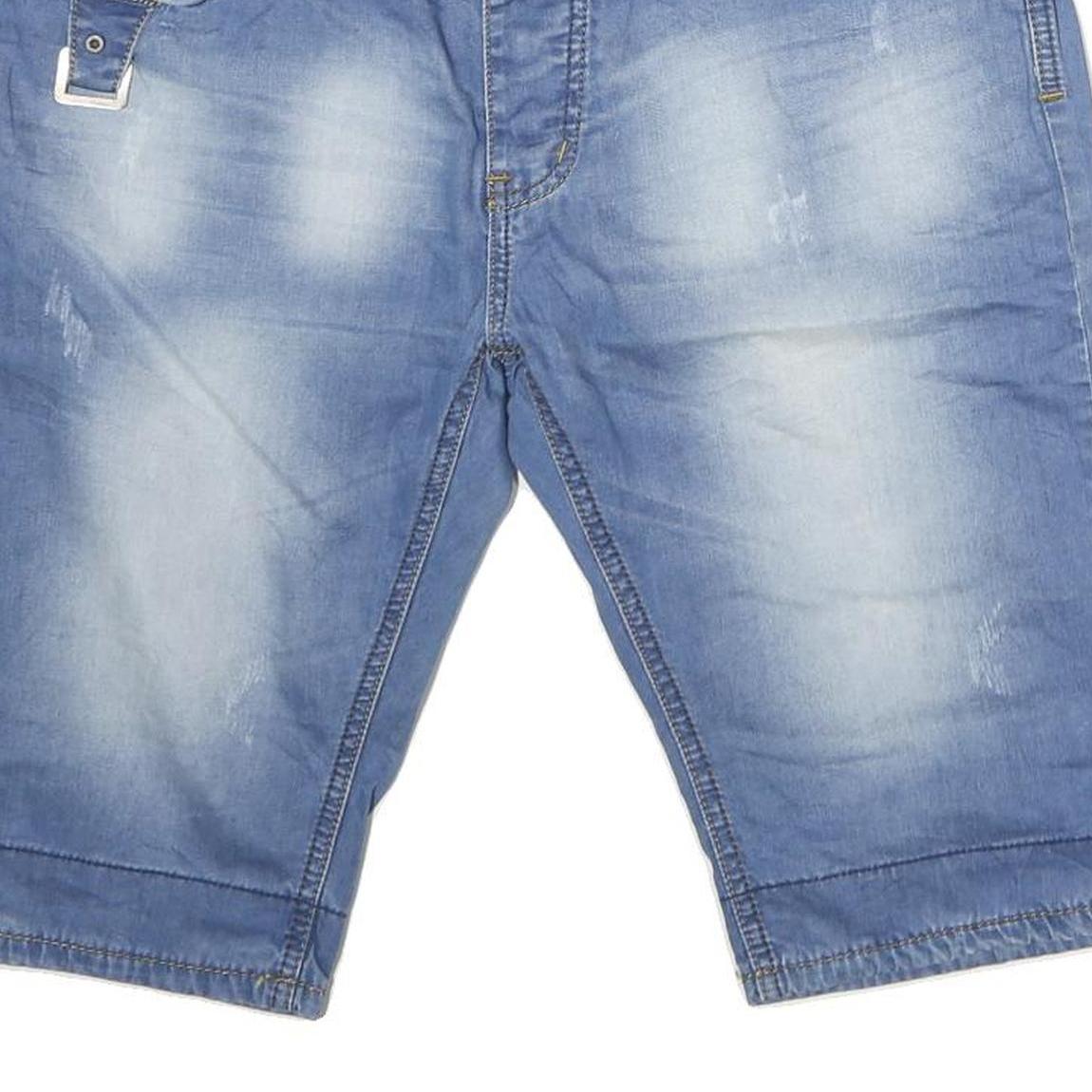 CUSHEN JEANS Mens Denim Blue Casual Shorts M W36 Comfortable Cotton