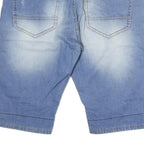 CUSHEN JEANS Mens Denim Blue Casual Shorts M W36 Comfortable Cotton