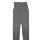 CARHARTT Mens Cotton Blend Grey Relaxed Straight Trousers W28 L32 Workwear