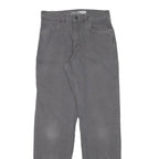CARHARTT Mens Cotton Blend Grey Relaxed Straight Trousers W28 L32 Workwear