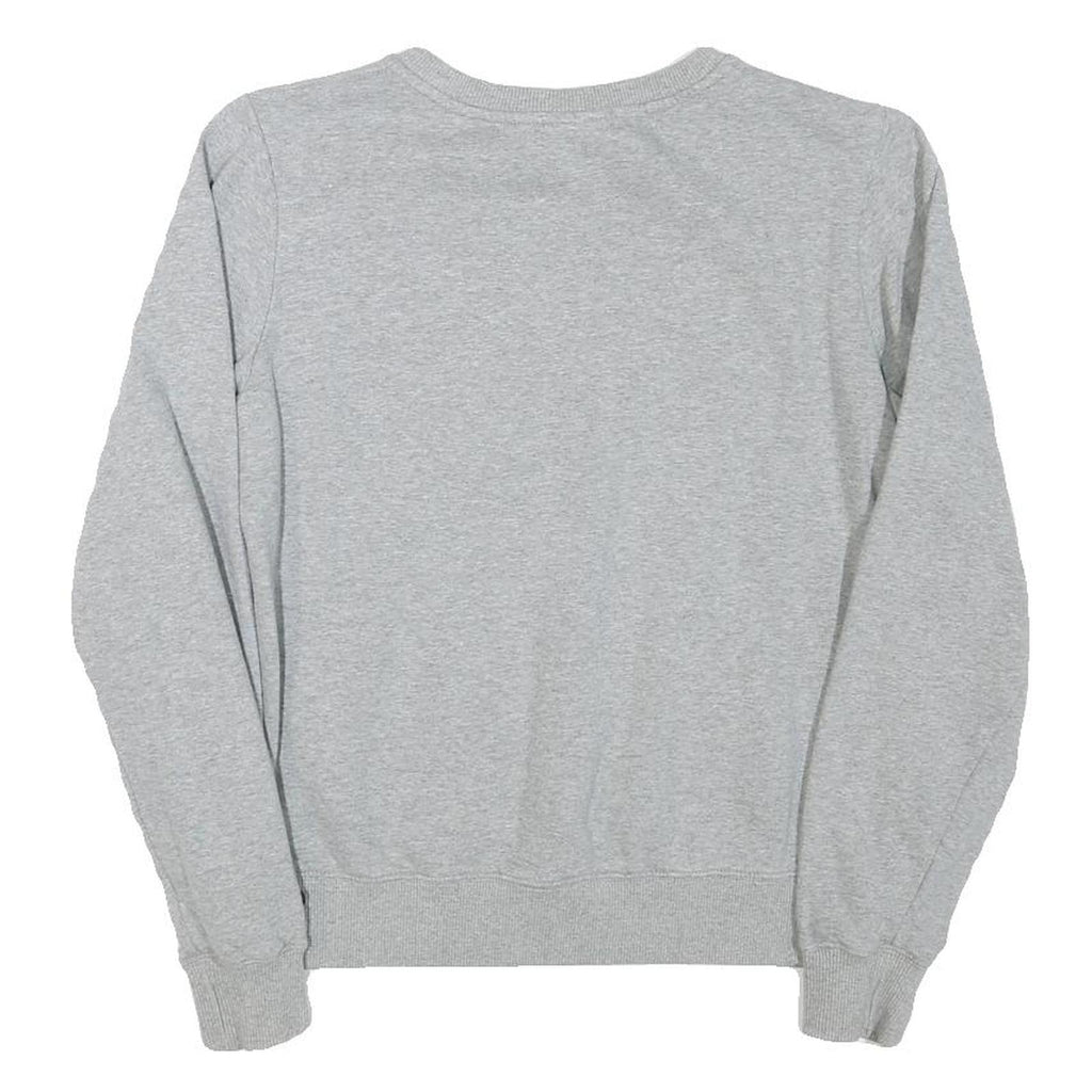 CHAMPION Mens Grey Crew Neck XS Logo Print Cotton Blend Sweatshirt Pullover