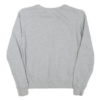 CHAMPION Mens Grey Crew Neck XS Logo Print Cotton Blend Sweatshirt Pullover