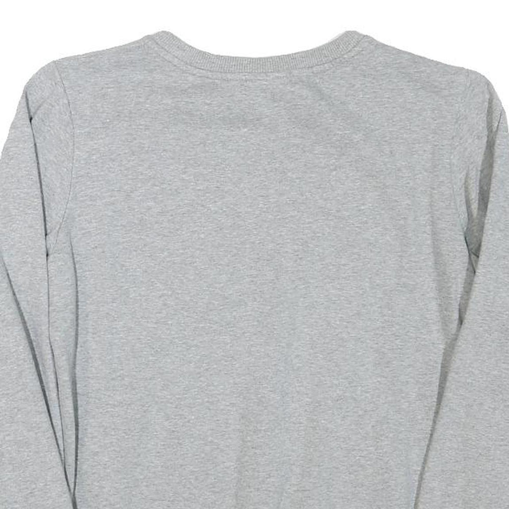 CHAMPION Mens Grey Crew Neck XS Logo Print Cotton Blend Sweatshirt Pullover