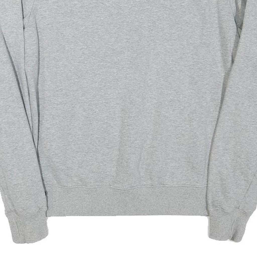 CHAMPION Mens Grey Crew Neck XS Logo Print Cotton Blend Sweatshirt Pullover