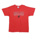 NCAA Mens Red Austin Peay Governors Graphic T-Shirt L Short Sleeve Crew Neck
