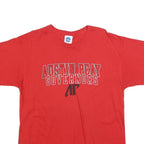 NCAA Mens Red Austin Peay Governors Graphic T-Shirt L Short Sleeve Crew Neck