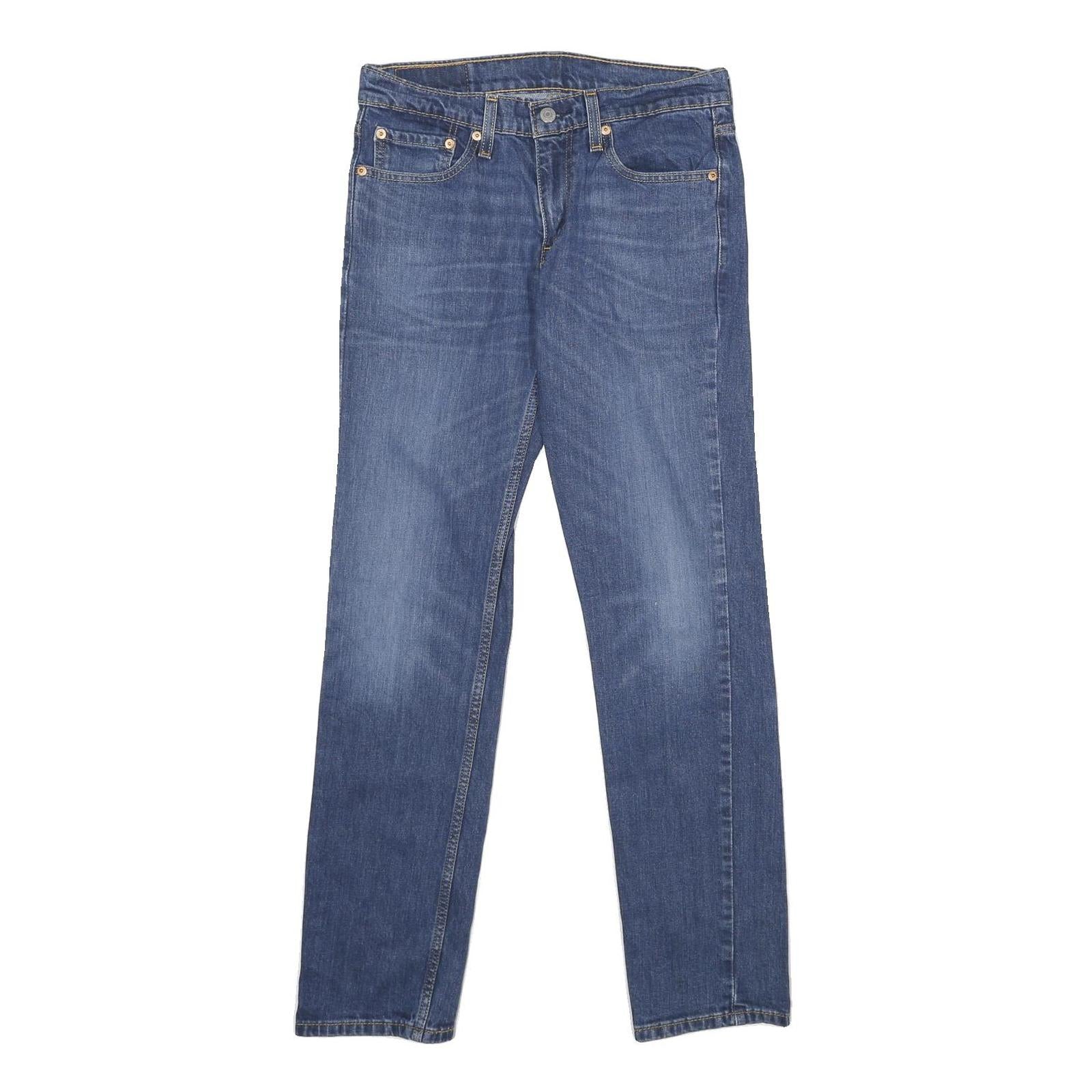 LEVI'S 511 Slim Mens Jeans Blue Slim Skinny Denim Medium W29 L32 Classic Zip