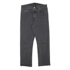 LEVI'S 501 Womens Jeans Black Regular Straight Denim Medium W31 L27 Classic Fit