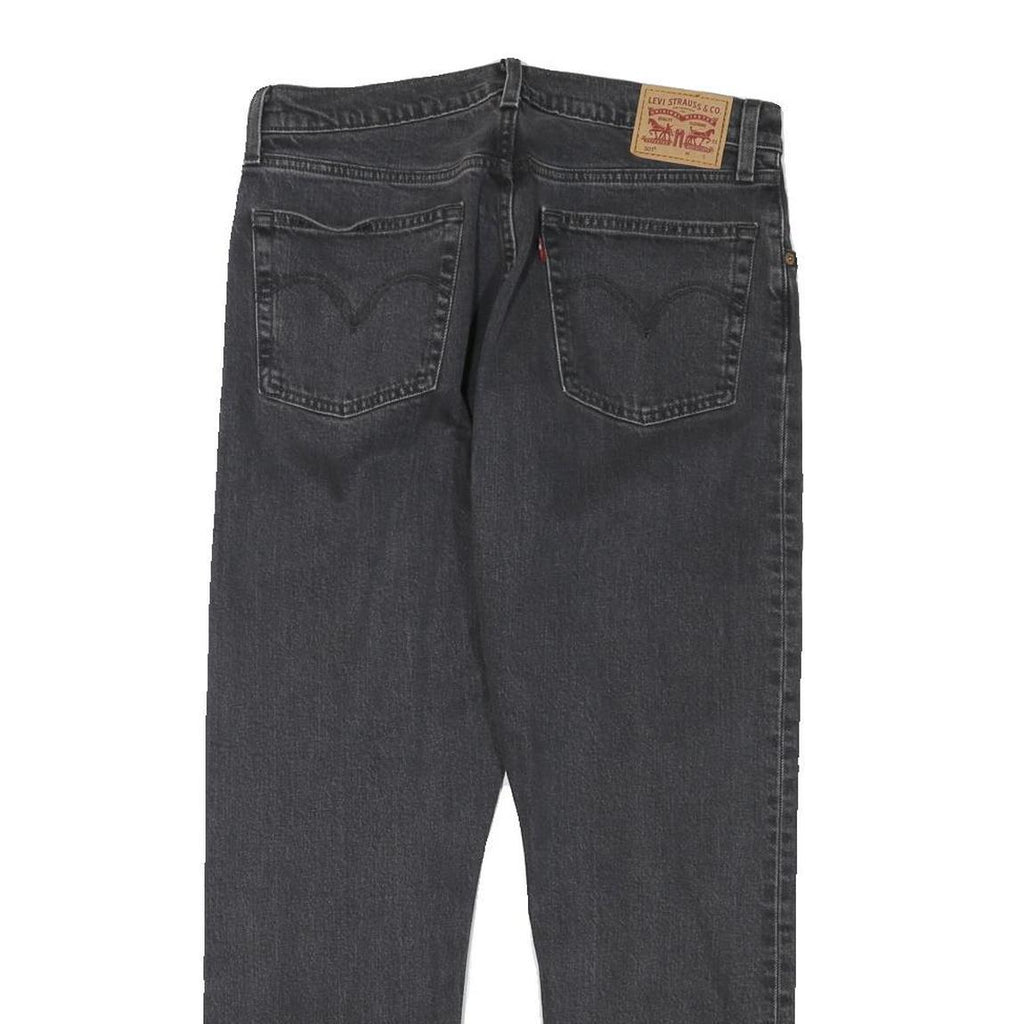 LEVI'S 501 Womens Jeans Black Regular Straight Denim Medium W31 L27 Classic Fit