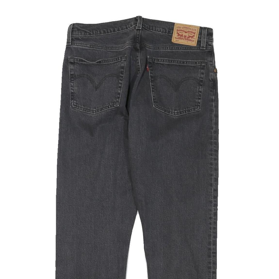 LEVI'S 501 Womens Jeans Black Regular Straight Denim Medium W31 L27 Classic Fit