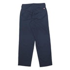 RED KAP Mens Cotton Blend Blue & Navy Regular Fit Straight Leg Trousers W30 L28