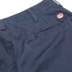 RED KAP Mens Cotton Blend Blue & Navy Regular Fit Straight Leg Trousers W30 L28