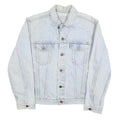 LEVI'S Mens Blue Denim Jacket S Cotton Classic Button Closure Casual Retro