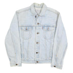 LEVI'S Mens Blue Denim Jacket S Cotton Classic Button Closure Casual Retro