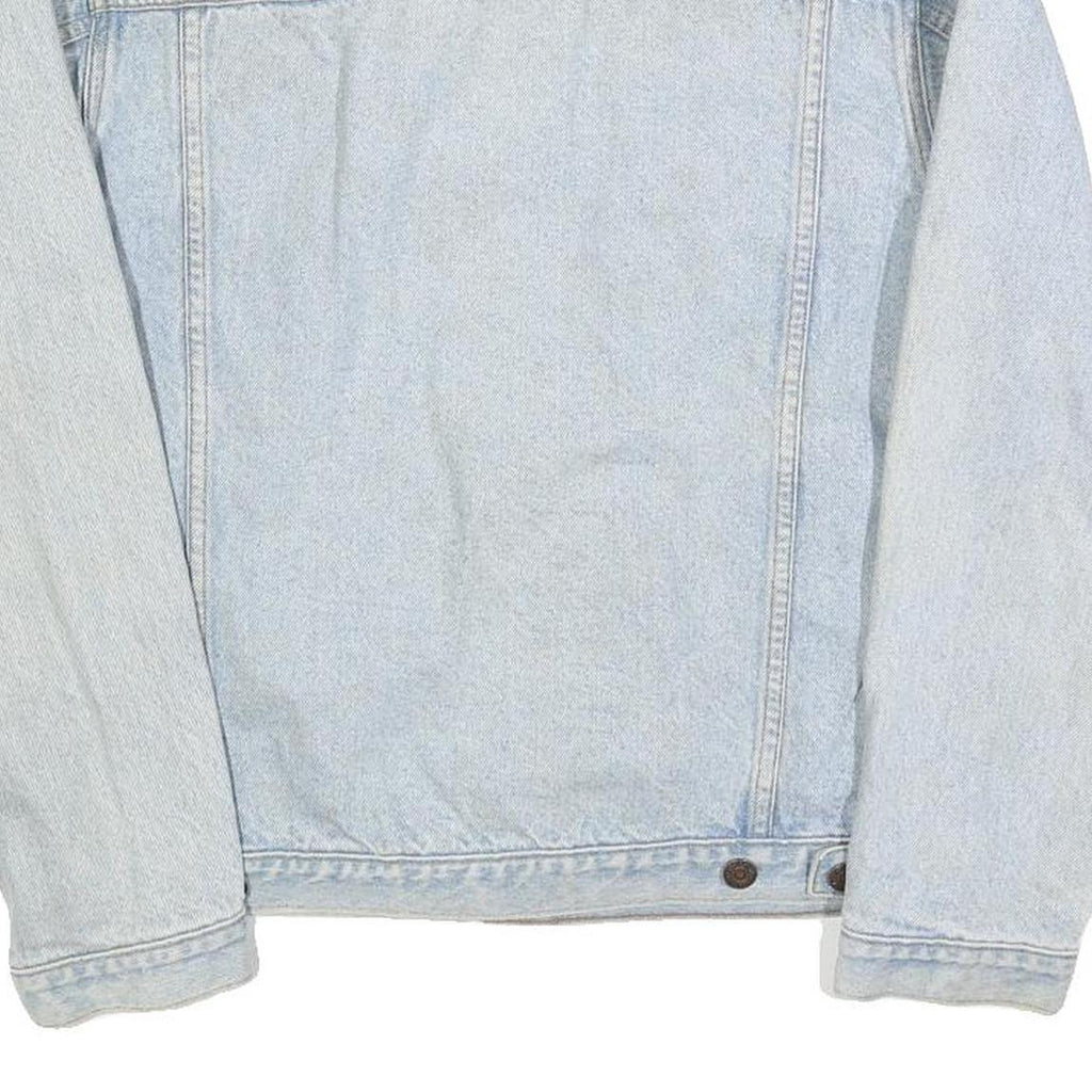 LEVI'S Mens Blue Denim Jacket S Cotton Classic Button Closure Casual Retro