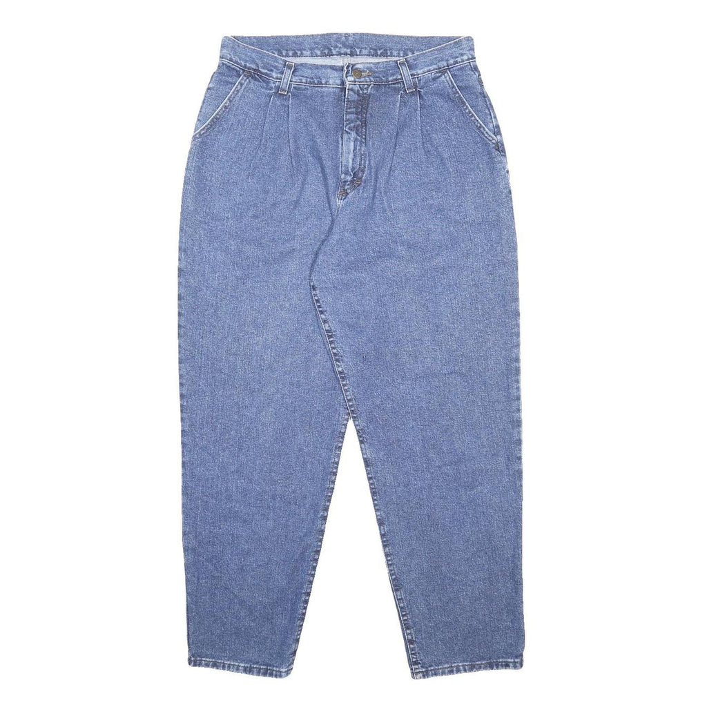LEE Womens Jeans Blue Relaxed Tapered Denim Medium W32 L27 Vintage Style