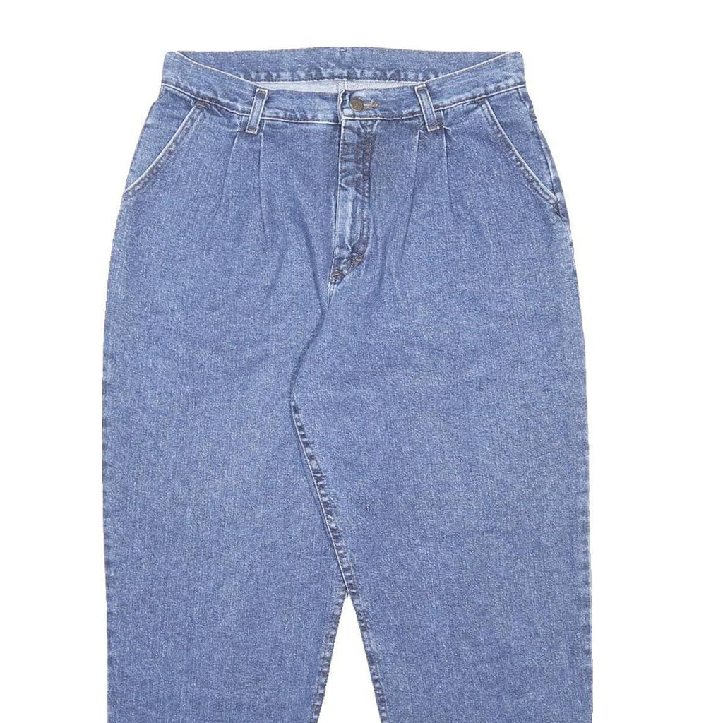 LEE Womens Jeans Blue Relaxed Tapered Denim Medium W32 L27 Vintage Style