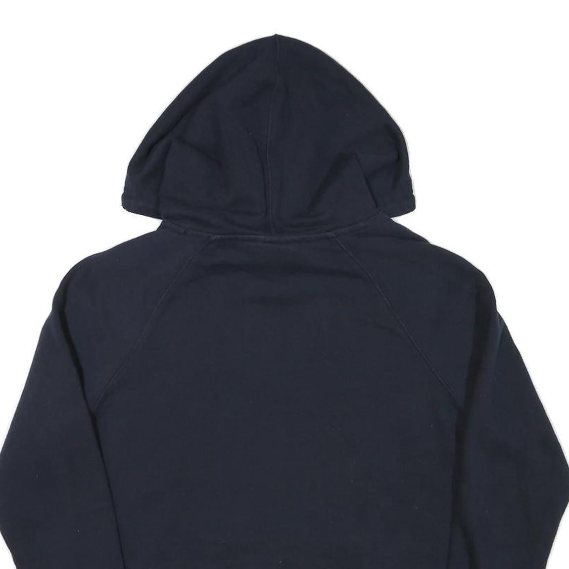 CHAMPION Womens Navy Blue Michigan Hoodie M Cotton Blend Casual Pullover