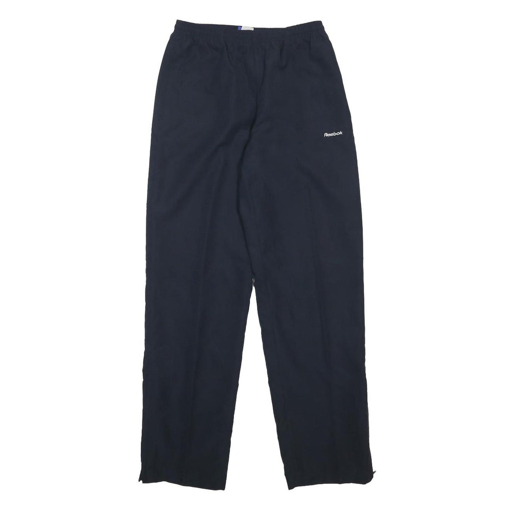REEBOK Womens Joggers Navy Blue Slim Tapered UK 8 W24 L29 Comfort Casual