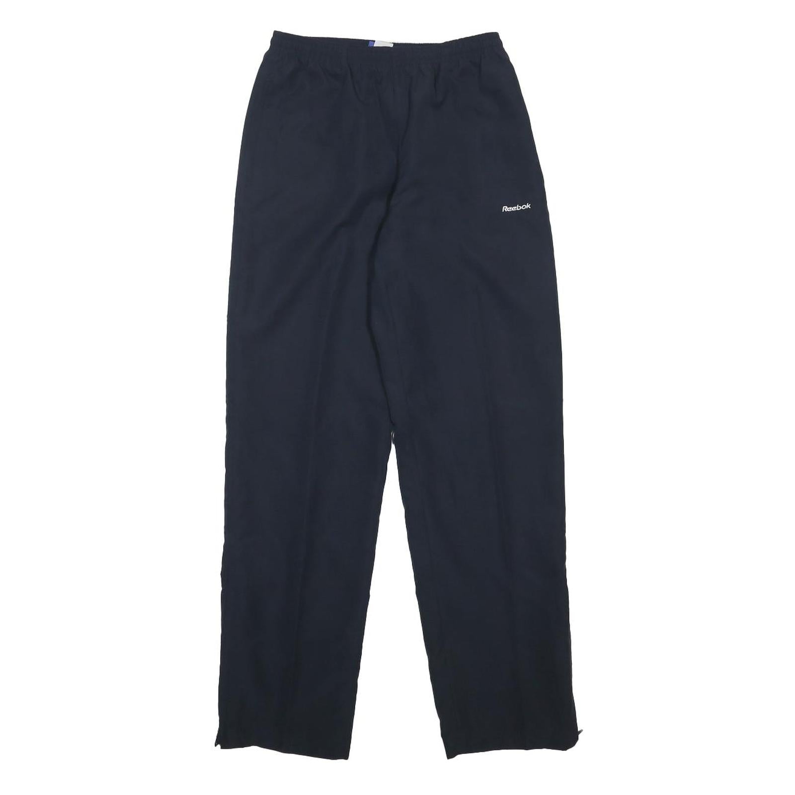 REEBOK Womens Joggers Navy Blue Slim Tapered UK 8 W24 L29 Comfort Casual