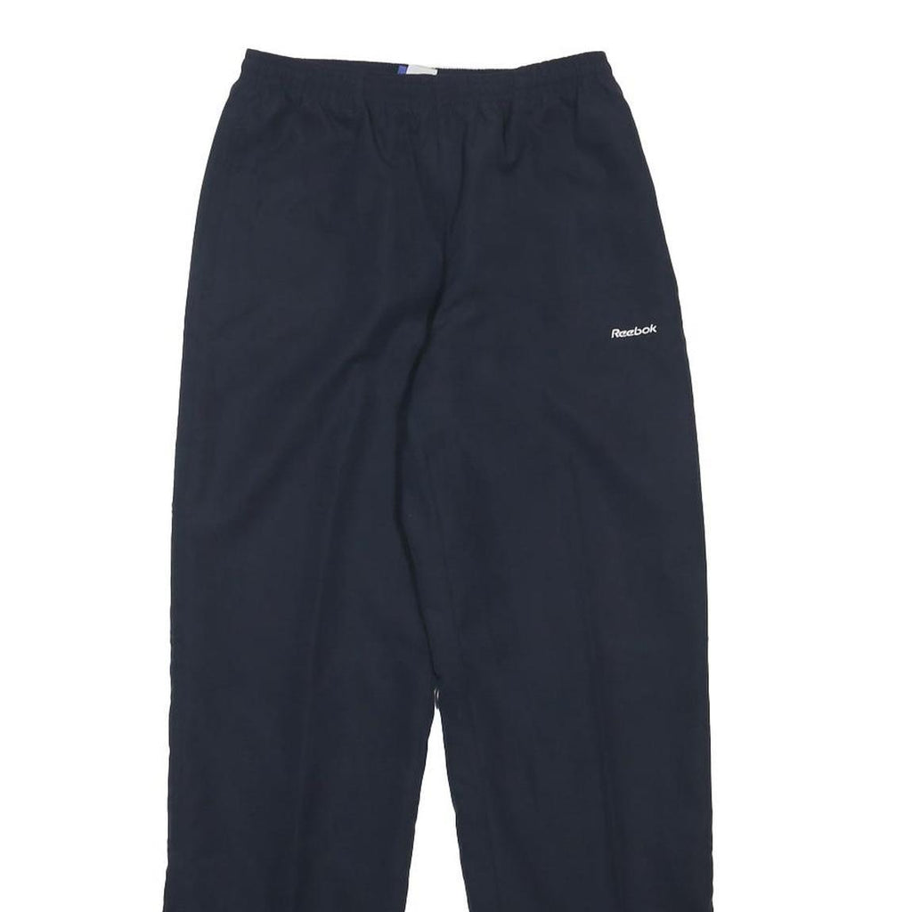 REEBOK Womens Joggers Navy Blue Slim Tapered UK 8 W24 L29 Comfort Casual