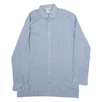 CLUB Mens Shirt Blue Striped Long Sleeve M
