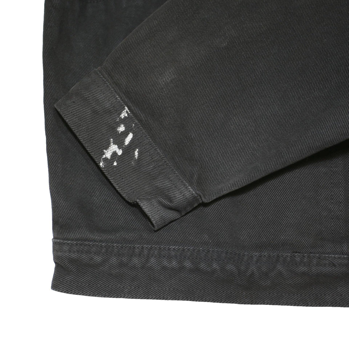CALVIN KLEIN JEANS Mens Black Denim Jacket XL Cotton Blend Button Denim