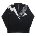 MASSER Mens Jersey Black 1/4 Zip L