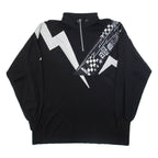 MASSER Mens Jersey Black 1/4 Zip L