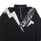 MASSER Mens Jersey Black 1/4 Zip L