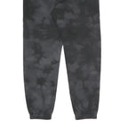 CHAMPION Womens Joggers Black & Grey Tie Dye Logo Tape XL W33 L29 Casual