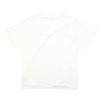 CHAMPION Mens White Cotton Blend Graphic T-Shirt XL Short Sleeve Crew Neck